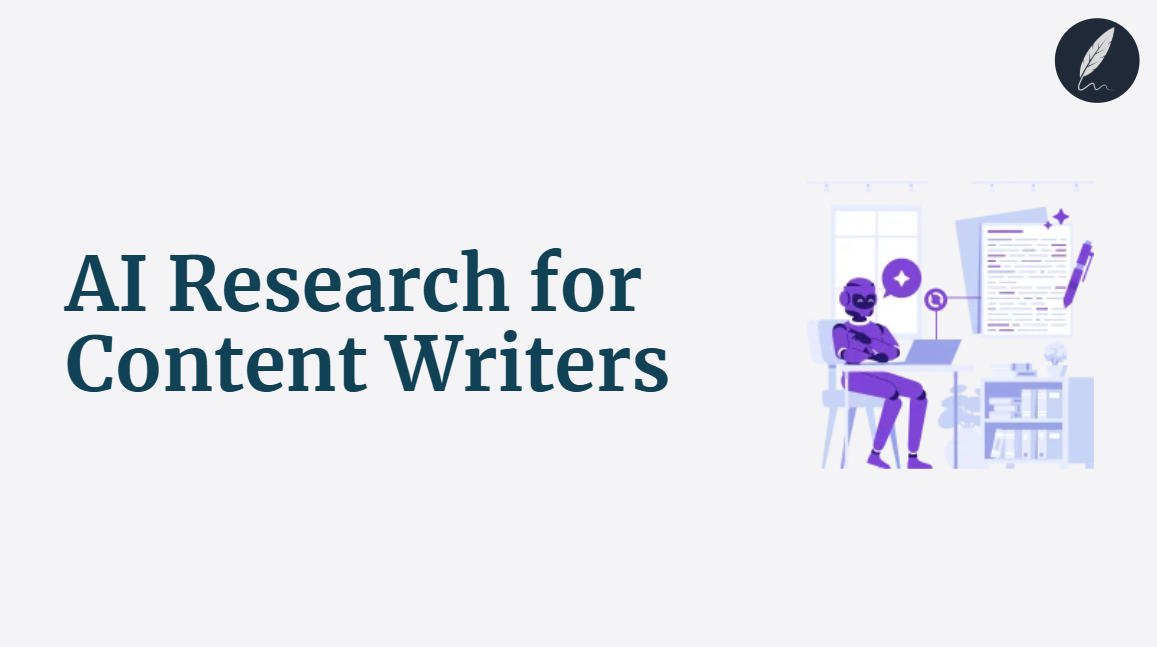 ai research for content writers