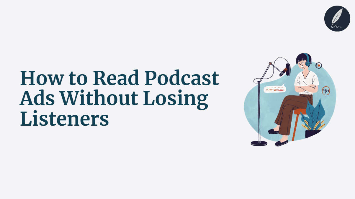 how to read podcast ads