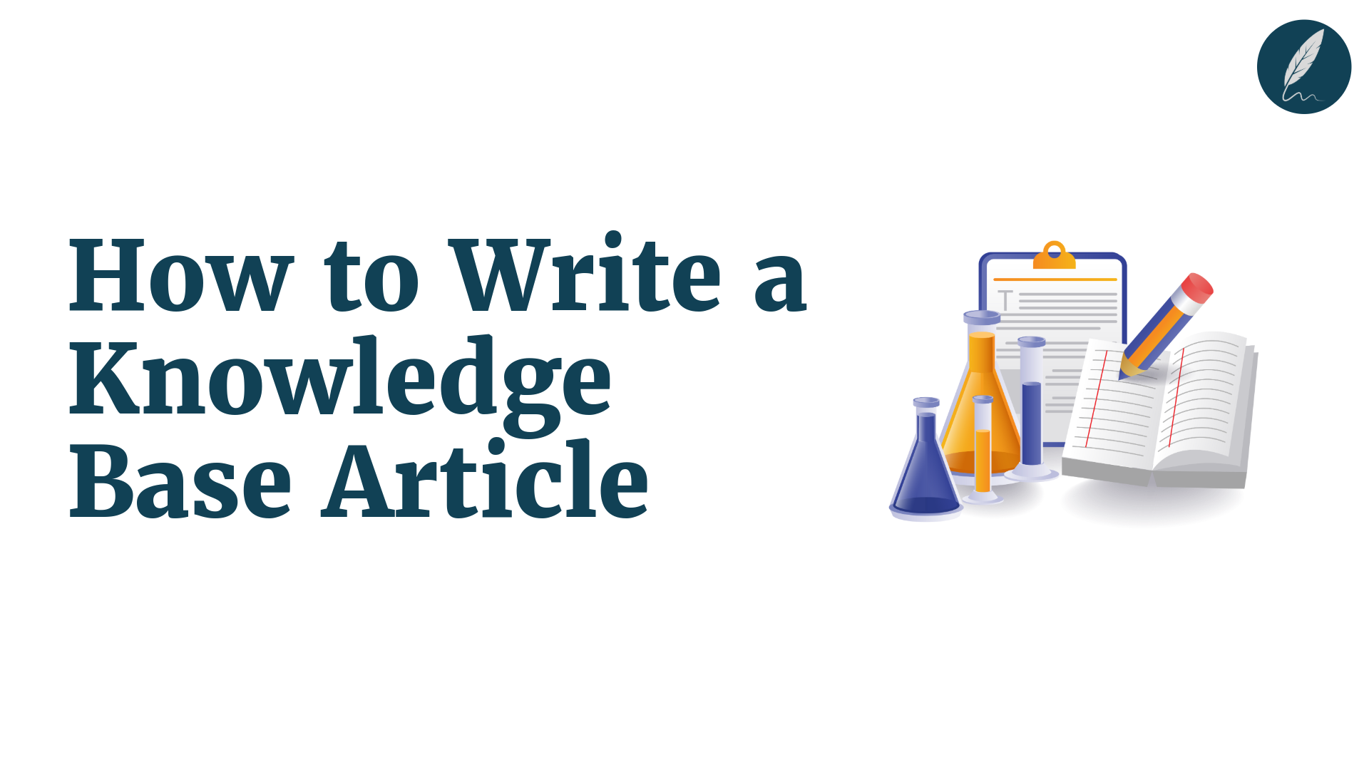 how to write a knowledge base article