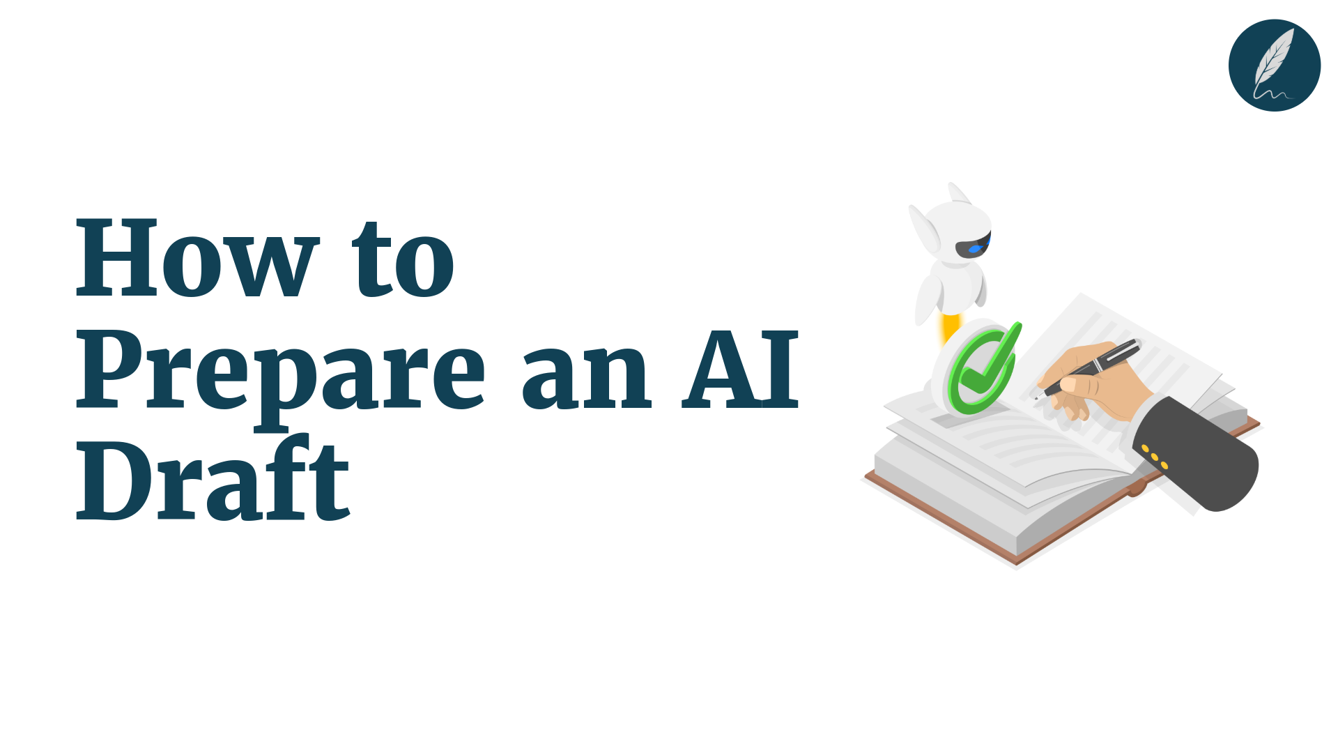 prepare ai draft for editor client review