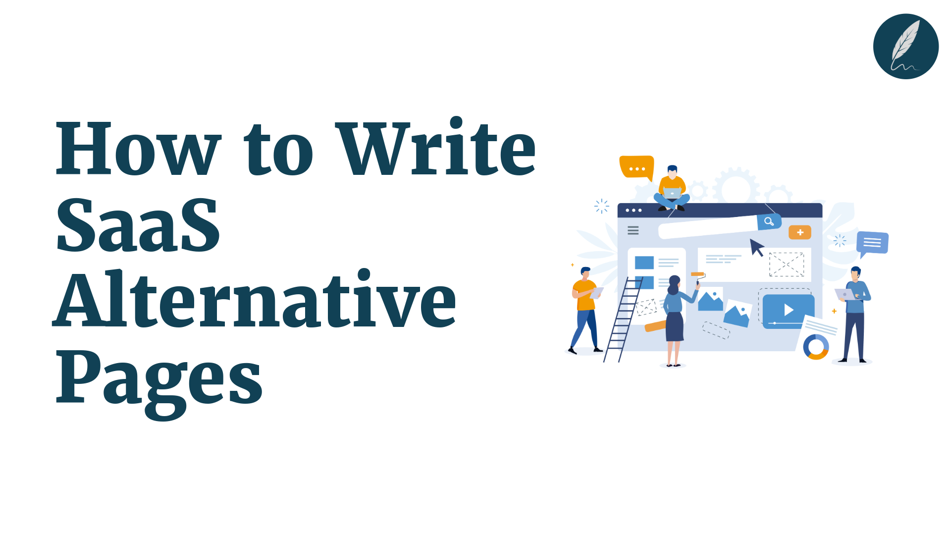 write saas alternative pages