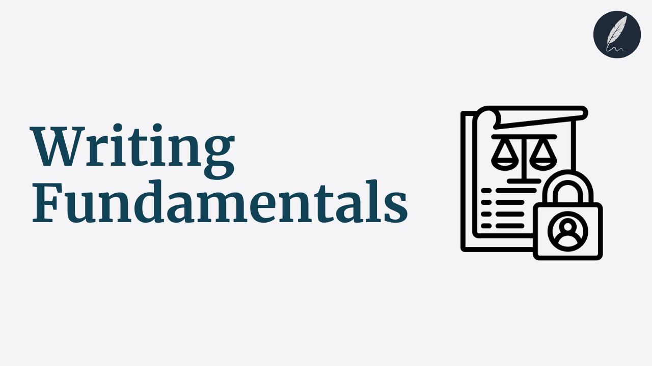 Writing Fundamentals